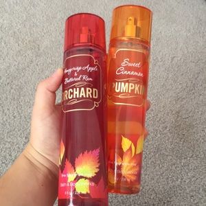 2 fall bath and body works sprays